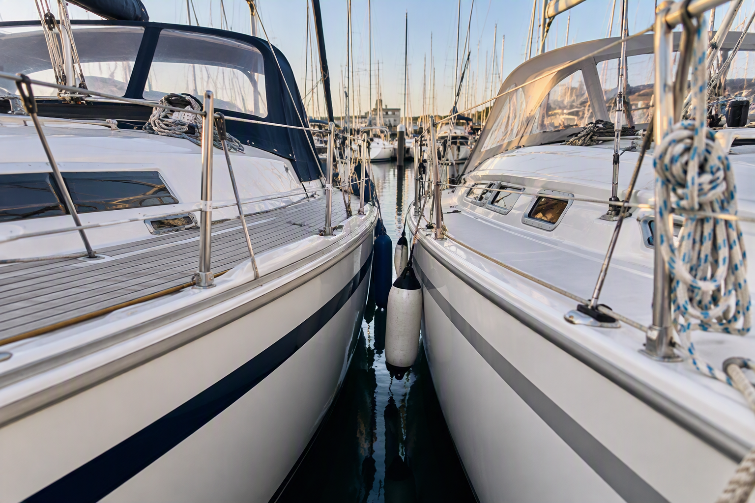 Skipper an Bord einer Yacht